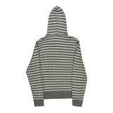 Polo By Ralph Lauren Striped Hoodie - Large Gray Cotton