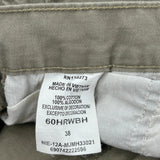 Wrangler Cargo Shorts - 36W 9L Khaki Cotton
