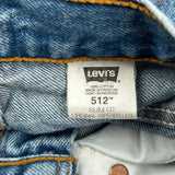 Levis 512 Jeans - 24W 30L Blue Cotton
