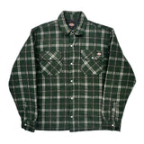 Dickies Checked Jacket - Large Green Polyester
