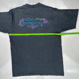 Single Stitch No Fear Graphic T-Shirt - Large Gray Cotton