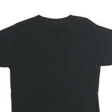 CHAMPION Mens Black Graphic T-Shirt M Short Sleeve Crew Neck Logo Print