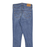 LEVI'S 311 Womens Slim Skinny Denim Medium Blue W25 L28 Stretch Cotton Blend Zip