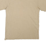CARHARTT Mens Beige Pocket T-Shirt S Short Sleeve Crew Neck Classic Cotton Blend