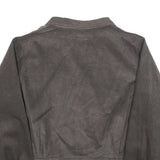 SUGAR SHACK Womens Grey & Brown Button Jacket 2XL Polyester Blend Corduroy