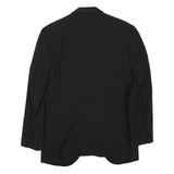 CONCORD Mens Black Wool Blend Tailored Jacket S Button Closure Plain