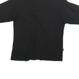 FILA Mens Black & Yellow Short Sleeve Polo Shirt XL Cotton Blend Classic Sporty