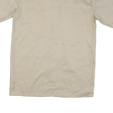 DICKIES Mens Beige Work Shirt S Cotton Blend Short Sleeve Button Pockets