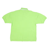 TOMMY HILFIGER Mens Green Short Sleeve Plain Polo Shirt XL Classic Fit