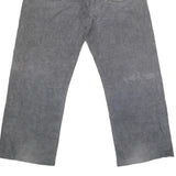 DICKIES Mens Cotton Blend Grey Regular Straight Trousers W34 L27 Workwear