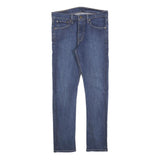 LEVI'S 510 Mens Jeans Blue Slim Skinny Denim Medium W32 L30 Slim Fit Zip