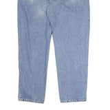 CARHARTT Mens Jeans Blue Regular Straight Denim Light W38 L30 Cotton Zip