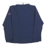 COLUMBIA Womens Navy Blue Jacket S Polyester Blend Zip Plain Outdoor Comfortable