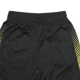 NBA Mens Black Sports Casual Shorts L W28 Lightweight Polyester Blend