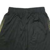 NBA Mens Black Sports Casual Shorts L W28 Lightweight Polyester Blend