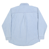 CARHARTT Mens Blue Denim Button-Down Collar Long Sleeve Shirt M Relaxed Fit