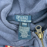 Age 24 Months Polo By Ralph Lauren Graphic Hoodie - XS Blue Cotton