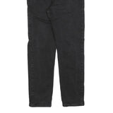 LEVI'S 502 Mens Black Slim Jeans Denim W31 L27 Stylish Zip Closure