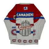Montreal Canadiens Starter Graphic Sweatshirt - Medium Blue Cotton