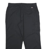 DICKIES Womens Black Regular Fit Straight Trousers W36 L30 Workwear Casual