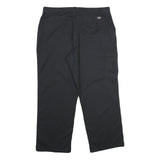 DICKIES Womens Black Regular Fit Straight Trousers W36 L30 Workwear Casual