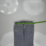 Diesel Striped Jeans - 28W 30L Gray Cotton