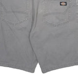 DICKIES Mens Shorts Grey Casual Regular L W30 Workwear Durable Cotton Blend