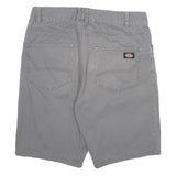 DICKIES Mens Shorts Grey Casual Regular L W30 Workwear Durable Cotton Blend