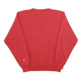 CHAMPION Mens Red Cotton Blend Crew Neck M Sweatshirt Pullover Casual