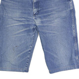 WRANGLER Mens Denim Blue Cotton Casual Shorts M W34 Relaxed Fit Stylish