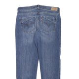 LEVI'S Womens Slim Blue Denim Slim Jeans W30 L26 Classic Cotton Blend Zip