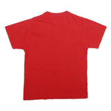 MAJESTIC Mens Red Angels Baseball Graphic T-Shirt M Short Sleeve Crew Neck