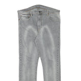 LEVI'S 510 Mens Slim Slim Fit Blue Denim Medium Wash W35 L29 Distressed Paint