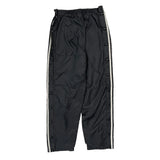 Adidas Striped Track Pants - Medium White Polyester