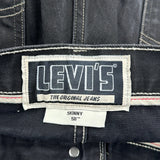 511 Levis Skinny Jeans - 35W 30L Black Cotton Blend
