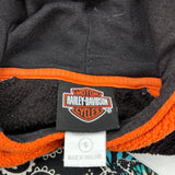 Age 6 Harley Davidson Graphic Hoodie - XS Black Cotton