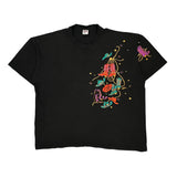 Anvil Single Stitch T-Shirt - 3XL Black Cotton