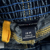 Age 18 Months Tommy Hilfiger Double Knee Jeans - 2XS Blue Denim