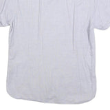 TED BAKER Mens White Shirt M Cotton Blend Short Sleeve Casual Summer