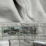 Lee Cargo Shorts - 36W 10L Beige Cotton