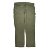 Carhartt Carpenter Pants - 36W 31L Green Cotton