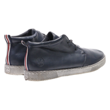 RIEKER Moccasin Shoes Blue Leather Mens UK 6.5