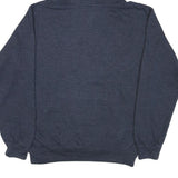 RETRO BRAND Mens Navy Blue Hoodie M Cotton Blend Pullover Sweatshirt