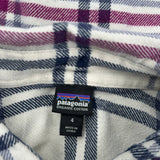 Patagonia Checked Flannel Shirt - XS Blue Cotton