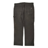 Dickies Double Knee Carpenter Pants - 36W 31L Black Cotton