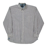 Tommy Hilfiger Striped Shirt - 2XL Multicoloured Cotton