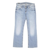 LEE Womens Regular Fit Bootcut Denim Light Blue W32 L28 Classic Cotton Blend