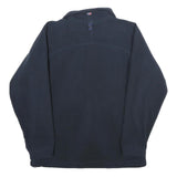 BERGHAUS Womens Navy Blue Jacket UK 14 Polyester Zip Fleece Outdoor Casual