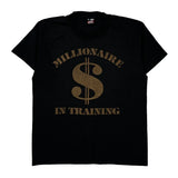 Motivational Fruit Of The Loom Single Stitch T-Shirt - Large Black Cotton Blend