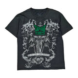 Stay In The Fight Tap Out Graphic T-Shirt - Large Black Cotton